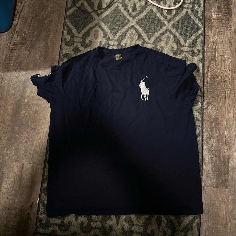Polo by Ralph Lauren Men's Dark Blue Tee